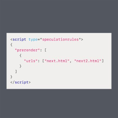Speculation Rules API: The path to instant page loading