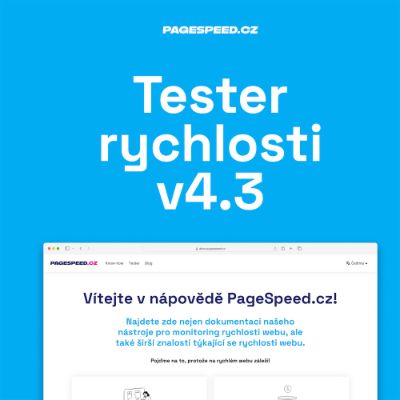 Monitoring rychlosti ve verzi 4.3